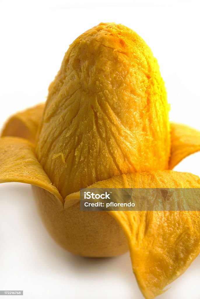 Очищенный манго - Стоковые фото Кожура роялти-фри
