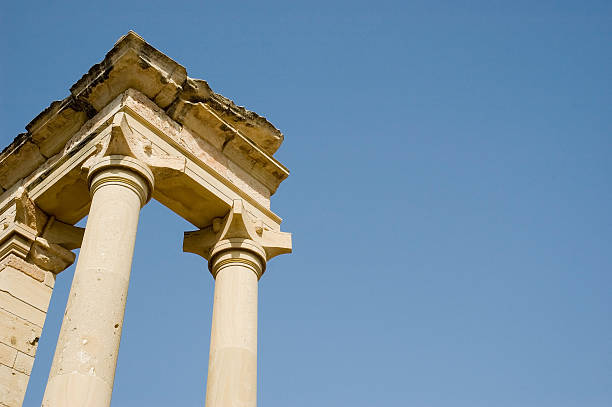 Temple of Apollon Hylates stock photo