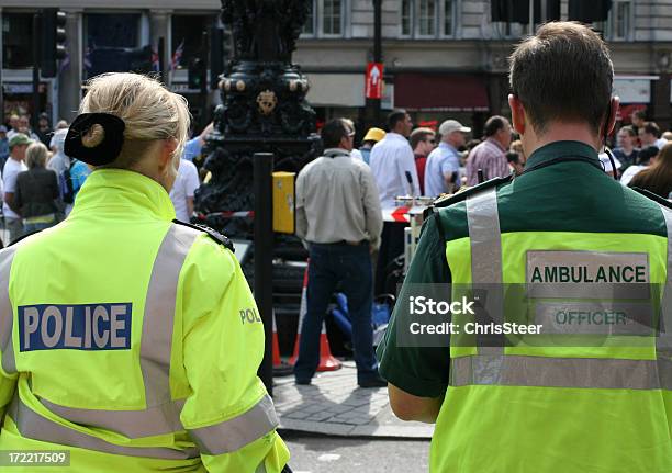 Foto de Londres Serviços De Emergência e mais fotos de stock de Força Policial - Força Policial, Londres - Inglaterra, Assistência