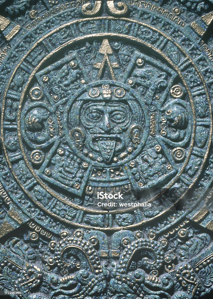 Calendario Aztec - Foto de stock de Azteca libre de derechos