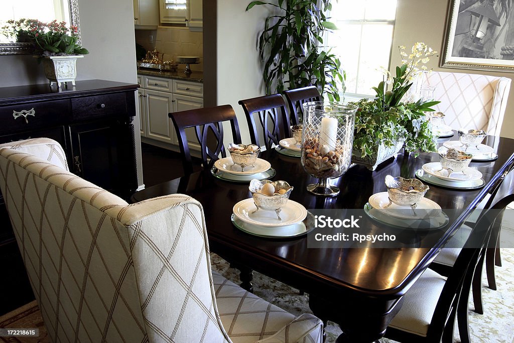 Dining Room A beautiful dining room.View other Arranging Stock Photo