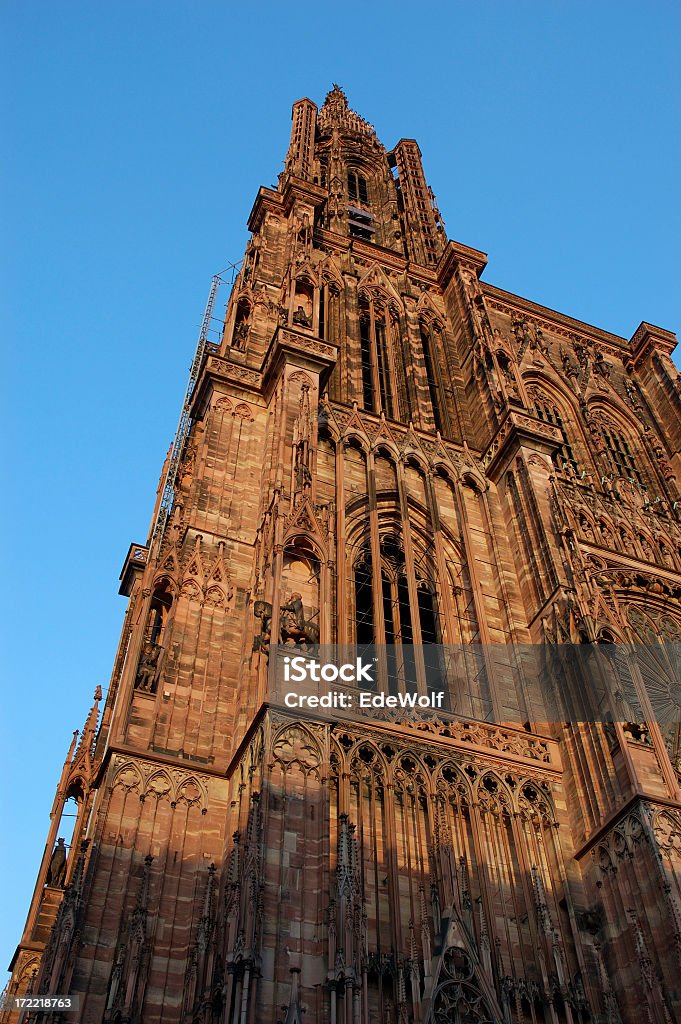 Catedral de Estrasburgo - Foto de stock de Antigo royalty-free