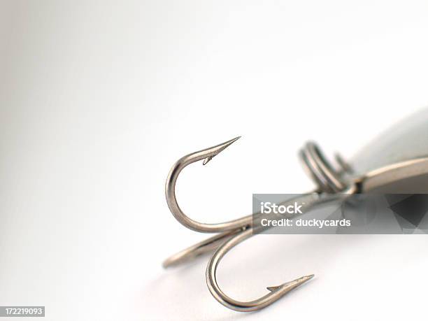Fishing Hook Stock Photo - Download Image Now - Fishing Hook, Cut Out, Catch of Fish