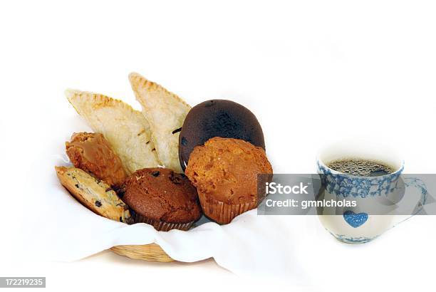 Kawa I Ciasto - zdjęcia stockowe i więcej obrazów Bez ludzi - Bez ludzi, Białe tło, Ciastko