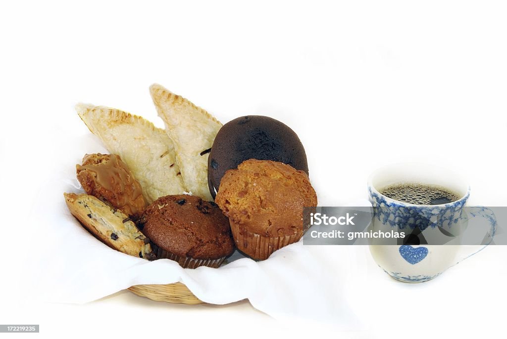 Café e doces - Foto de stock de Assado no Forno royalty-free