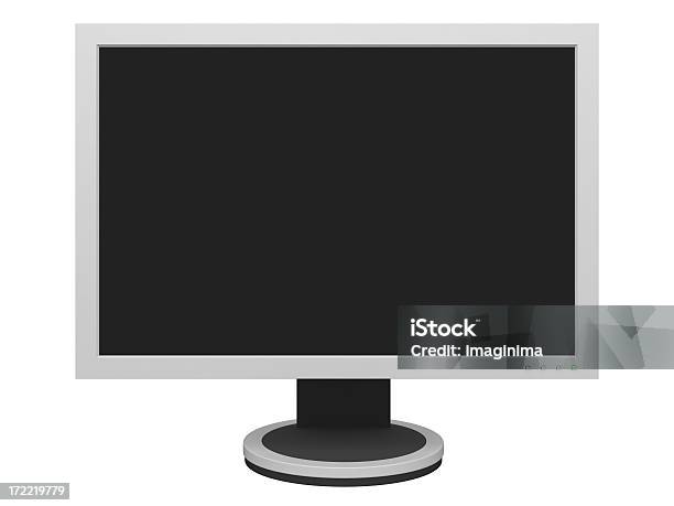 Lcd Panel With Blank Screen 2 Clipping Paths Stock Photo - Download Image Now - Arts Culture and Entertainment, Blank, Blank Screen