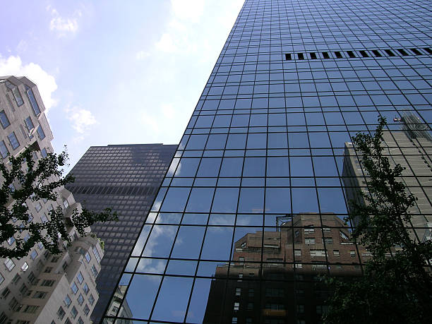 istock glass highrise corporate building with reflection 172219960