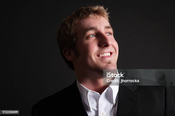 Optimistic Businessman Stock Photo - Download Image Now - 20-29 Years, Adult, Adults Only