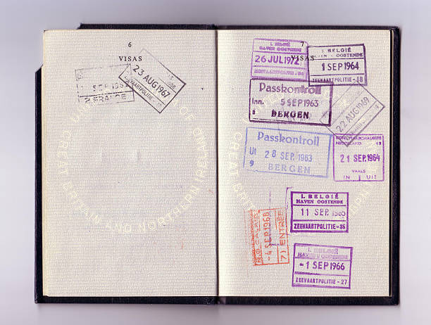 1960's UK passport
