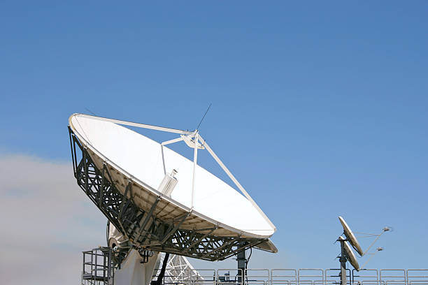 istock Satellite Dish High Definition Television Signals Sending News 172220573
