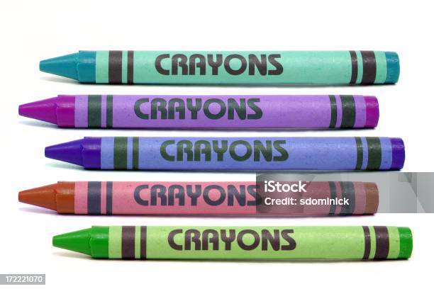 Pencils Stock Photo - Download Image Now - Crayon, No People, White Background