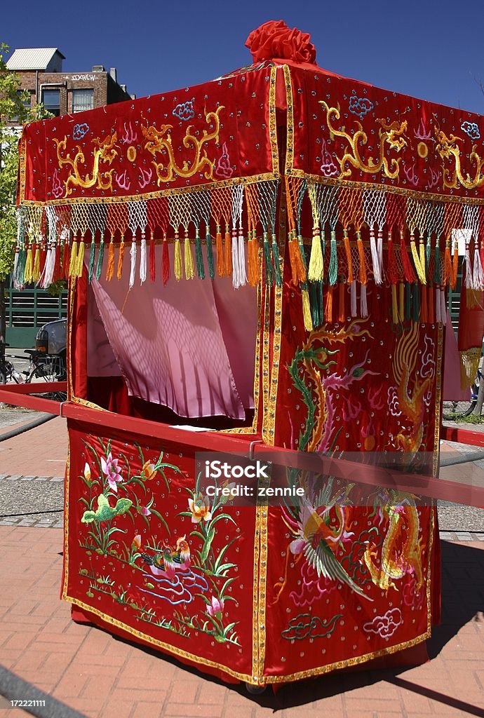 Chiński Bridal Palanquin - Zbiór zdjęć royalty-free (Chiny)