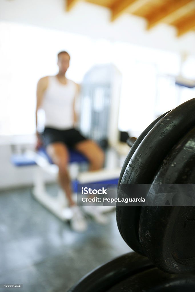 Ginásio de ginástica - Foto de stock de Academia de ginástica royalty-free