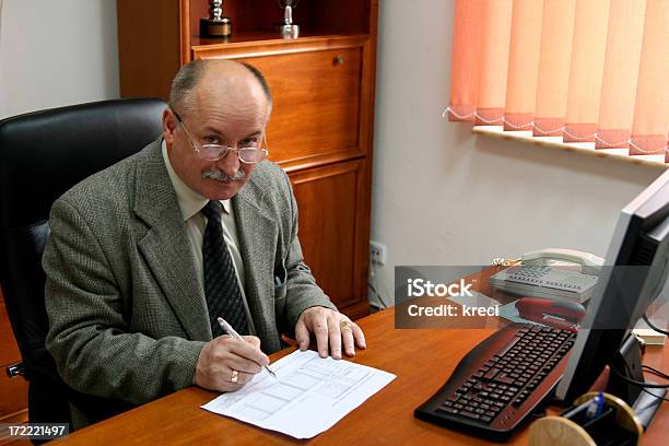 Smiling Businessman Stock Photo - Download Image Now - 50-59 Years, Achievement, Adult