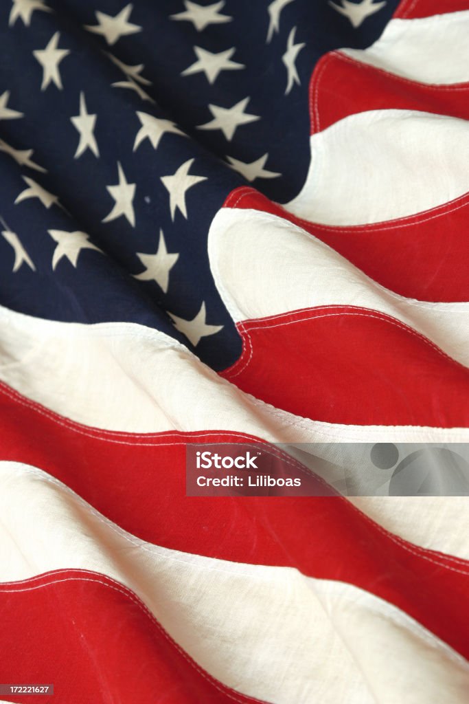 Serie bandiera americana - Foto stock royalty-free di Bandiera degli Stati Uniti