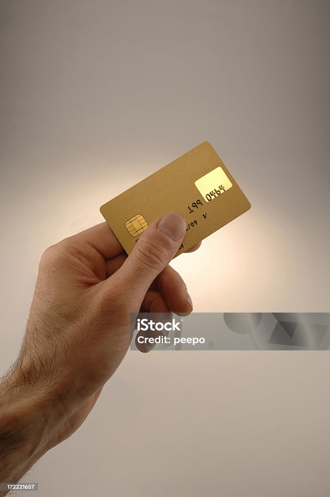 Hände series - Lizenzfrei Gold Card Stock-Foto