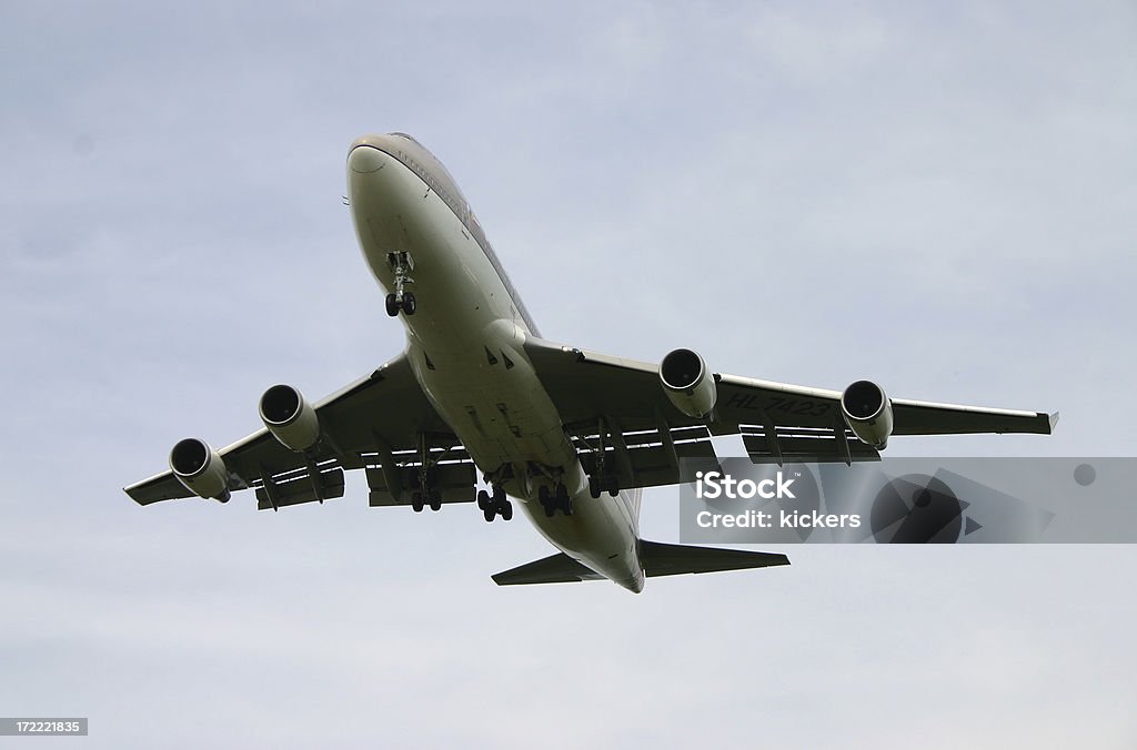 Aerei Boeing 747 - Foto stock royalty-free di Aereo di linea