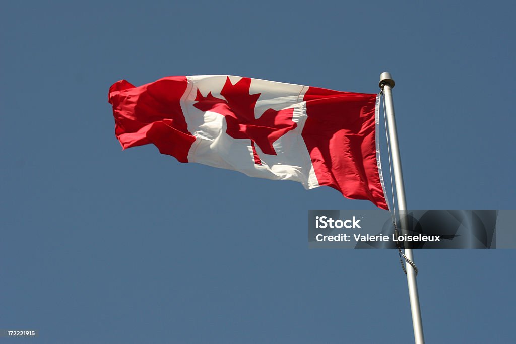 Flaga Kanady - Zbiór zdjęć royalty-free (Bez ludzi)