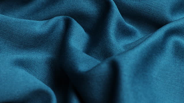 Blue cloth. Cloth background. Fabric.