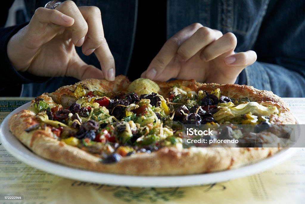 pizza Scheiben - Lizenzfrei Brokkoli Stock-Foto