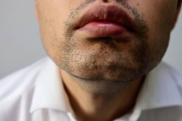 istock Japanese man with a hairy beard 1722221671