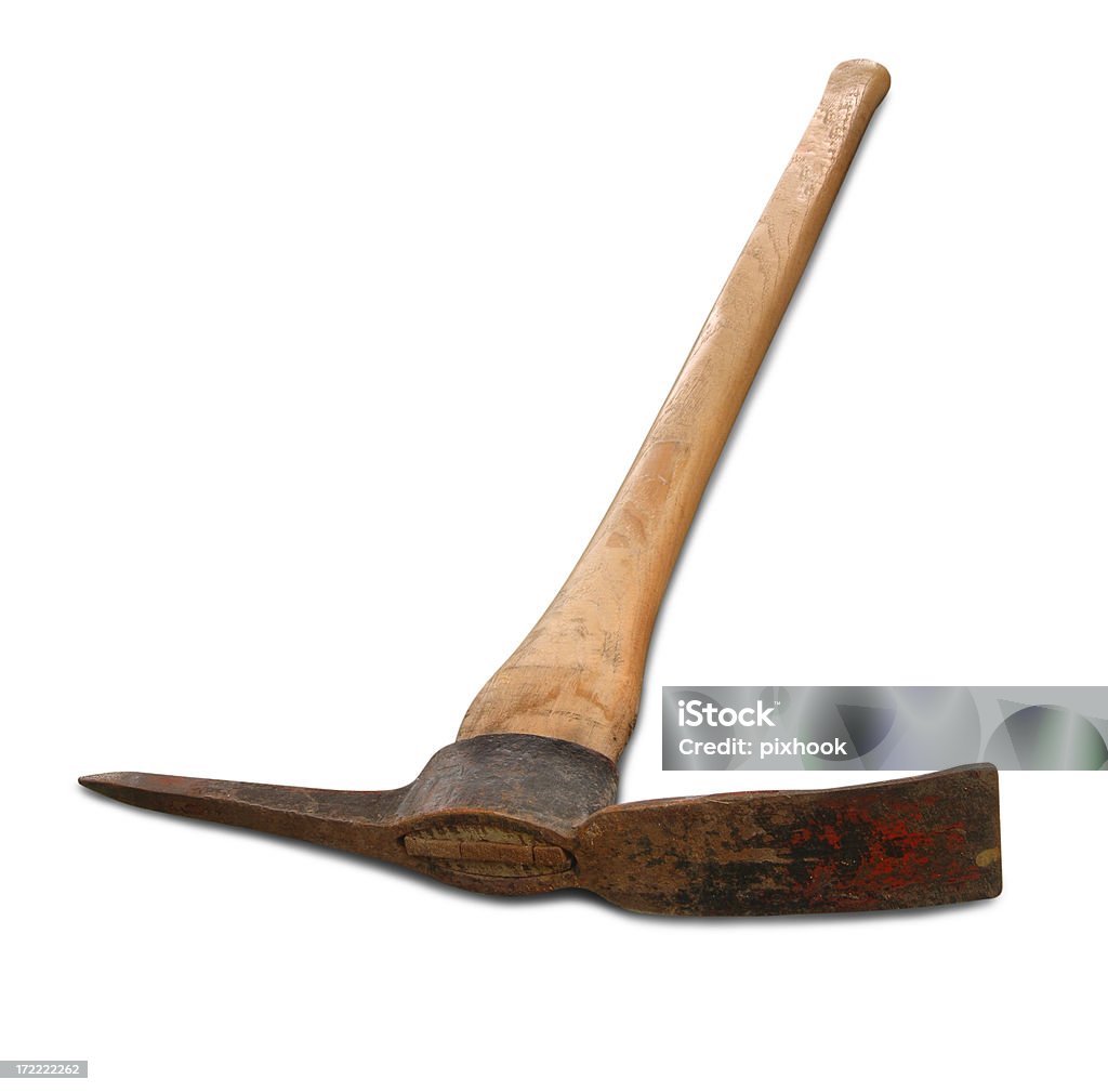 Pickaxe mit Path - Lizenzfrei Spitzhacke Stock-Foto