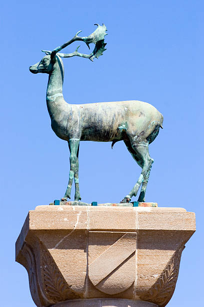 Royal deer head