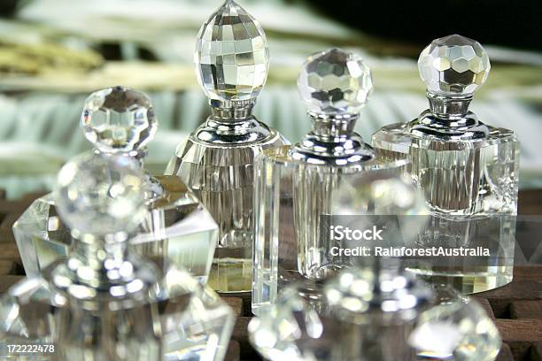 Crystal Perfume Bottles Stock Photo - Download Image Now - Crystal, Perfume, Beauty