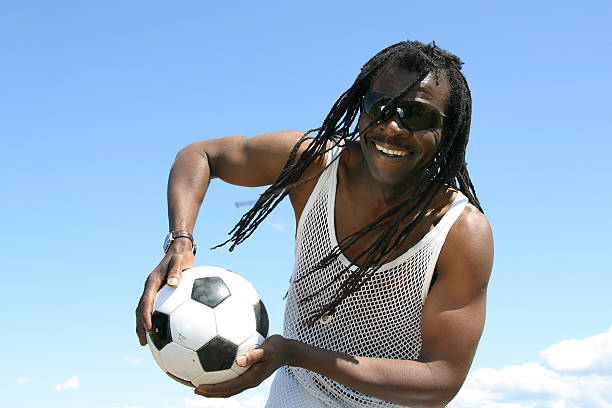 istock Man playing with a soccer ball 172222503