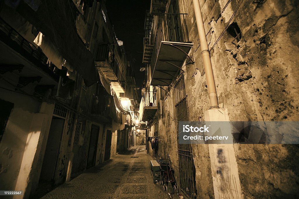 dark alley palermo, sicily, italy. Alley Stock Photo