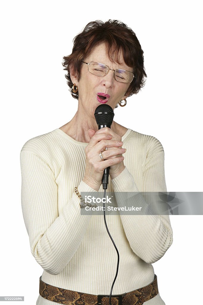 Cantare - Foto stock royalty-free di Karaoke