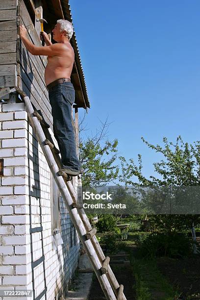 Up The Stairs Stock Photo - Download Image Now - Ladder, Outdoors, Working