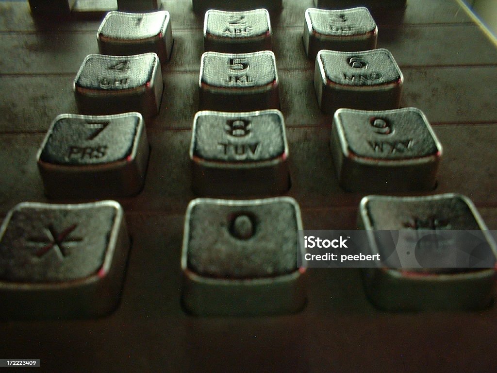 Teclado de telefone público - Foto de stock de Comunicação royalty-free