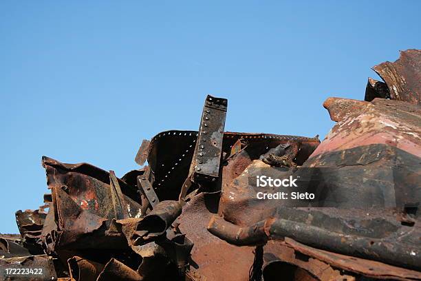 Centro Di Demolizione - Fotografie stock e altre immagini di Acciaio - Acciaio, Arancione, Arrugginito