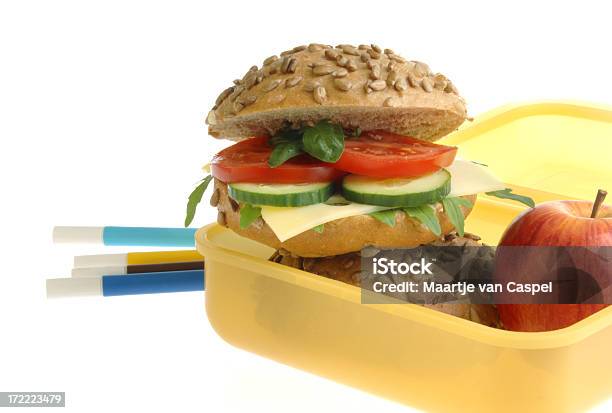 Pranzo Sano Scatola - Fotografie stock e altre immagini di Alimentazione sana - Alimentazione sana, Educazione, Scatola per il pranzo