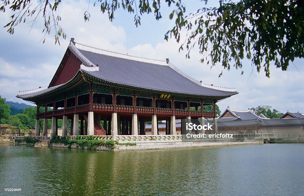 Kyongbok Palace - Foto de stock de Arquitetura royalty-free