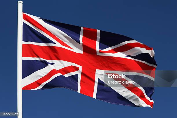 Flaga Wielkiej Brytanii - zdjęcia stockowe i więcej obrazów Flaga Anglii - Flaga Anglii, Anglia, Biały