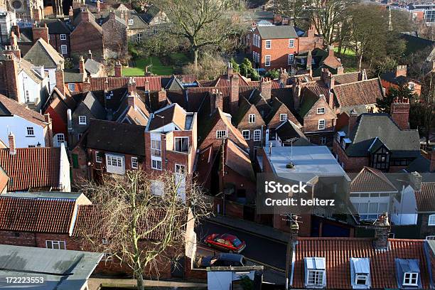 Casas De Cima - Fotografias de stock e mais imagens de Lincoln - Lincolnshire - Lincoln - Lincolnshire, Vista Aérea, Lincolnshire