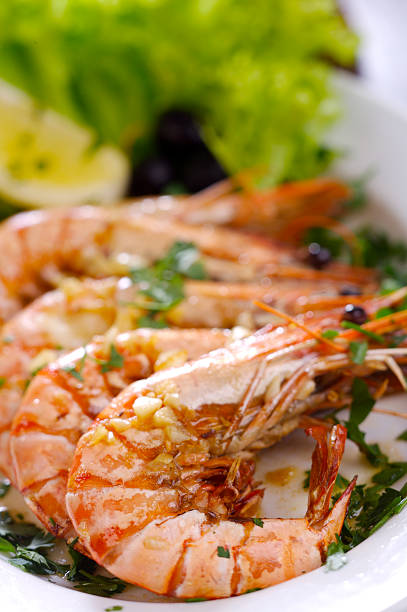 istock Prawns fried with garlic and wine 172223587