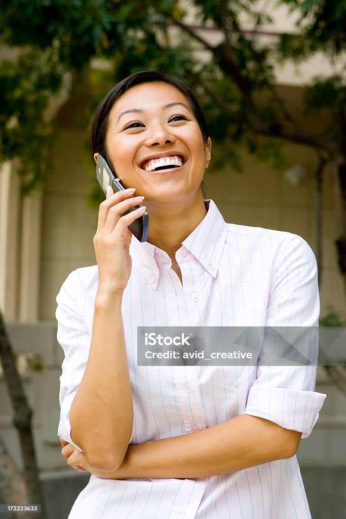 Sorrindo Mulher de negócios asiático - Foto de stock de Negócios royalty-free