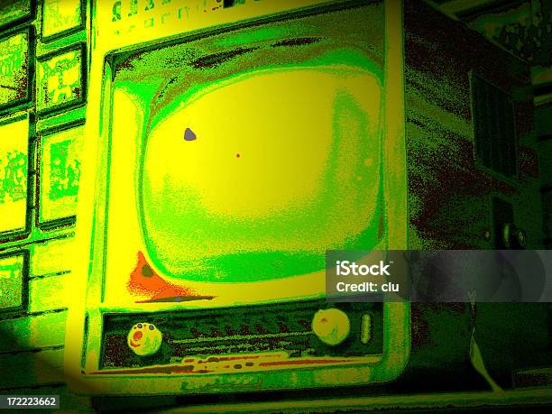 Old Tv Stock Photo - Download Image Now - 1960-1969, 50-54 Years, Analog