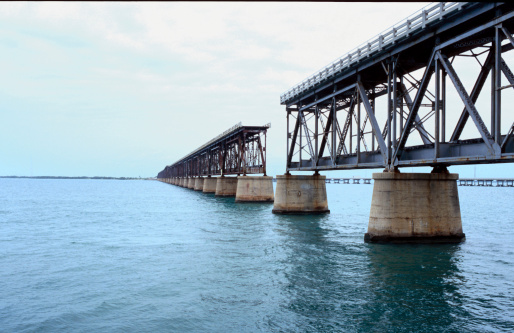 One of old bridges that used to connect to Key West.