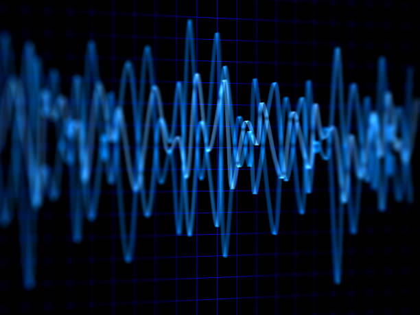 graph 3d graph radio wave stock pictures, royalty-free photos & images