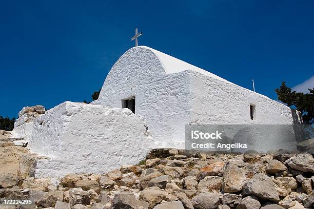 Igreja Branca - Fotografias de stock e mais imagens de Azul - Azul, Branco, Calor