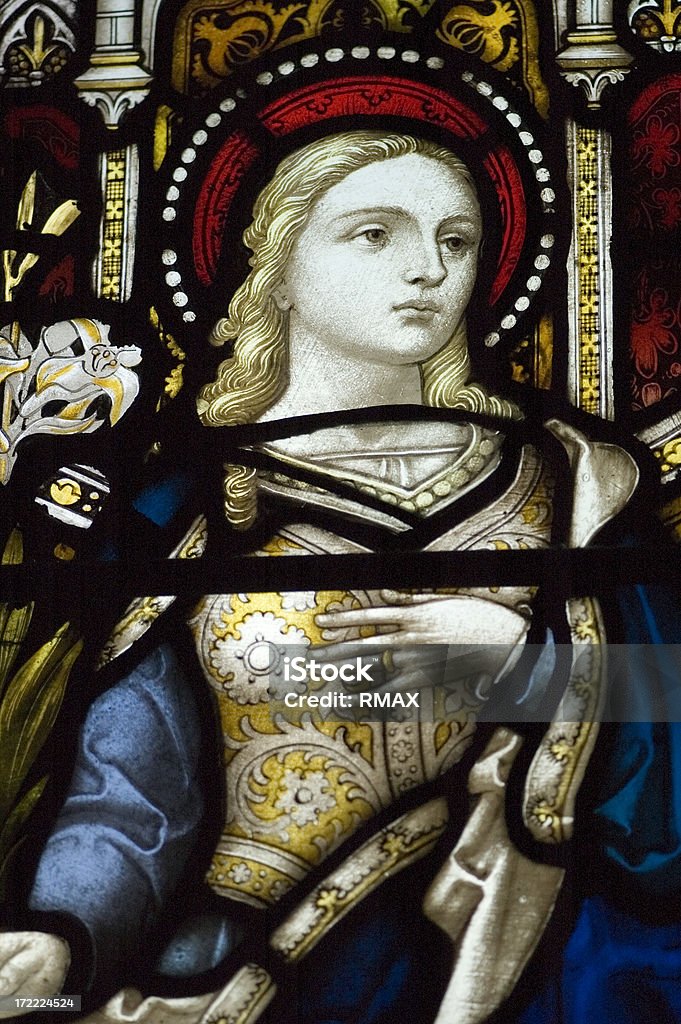 古代��の英国教会のステンドグラス - イギリスのロイヤリティフリーストックフォト