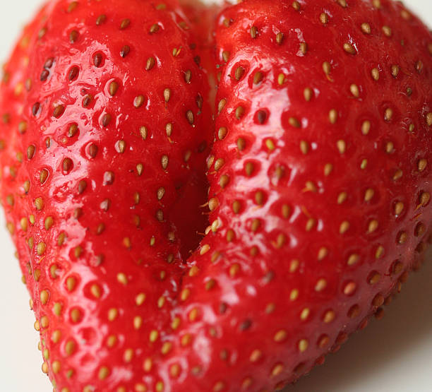 Strawberry, Close-Up stock photo