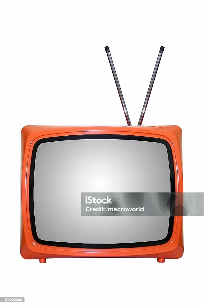Antiga de televisão - Foto de stock de Estilo retrô royalty-free
