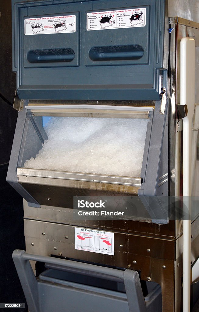 Crushed Ice Machine Stock Photo - Download Image Now - Ice