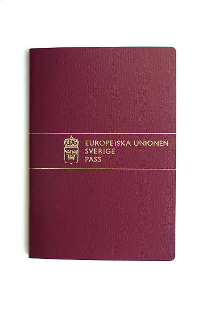 스웨덴 여권 00s - passport sweden customs europe 뉴스 사진 이미지