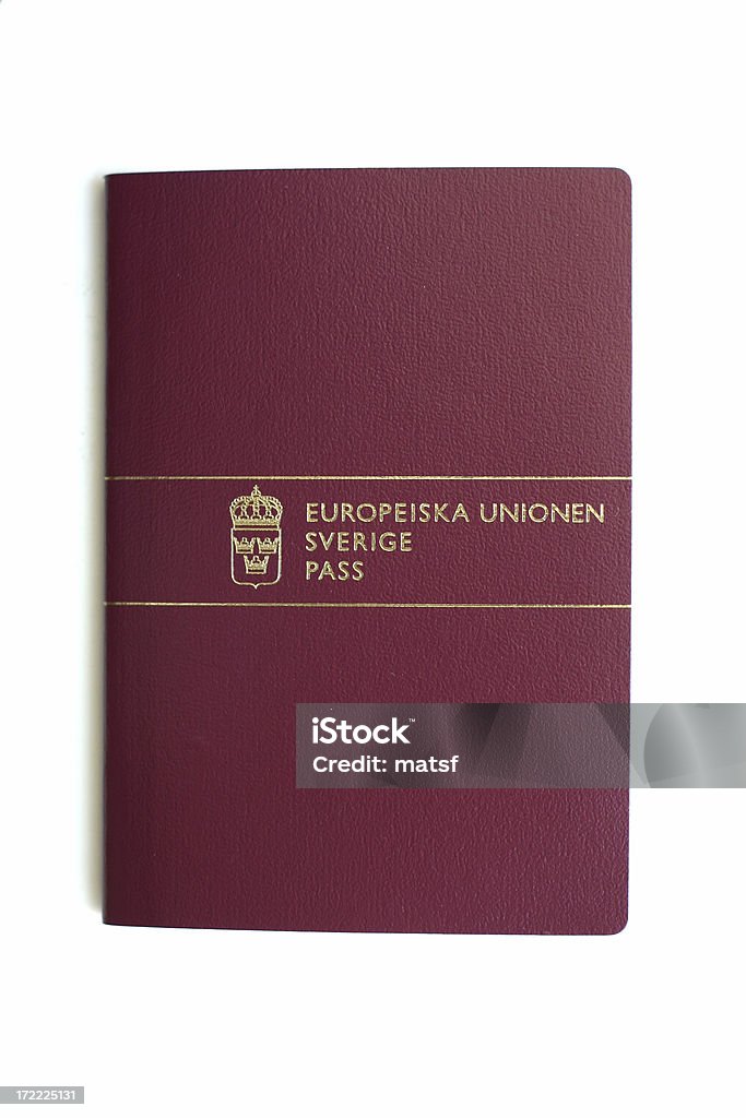 Passaporte sueco do 00s - Foto de stock de Passaporte royalty-free